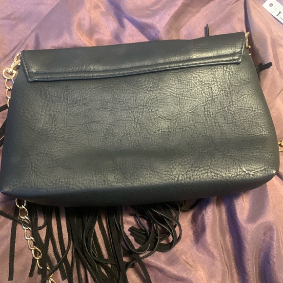 Leather Clutch With Fringe - Picture 5 of 7